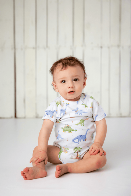 Dino-mite Birthday Organic Cotton Baby Onesie - Baby Organic