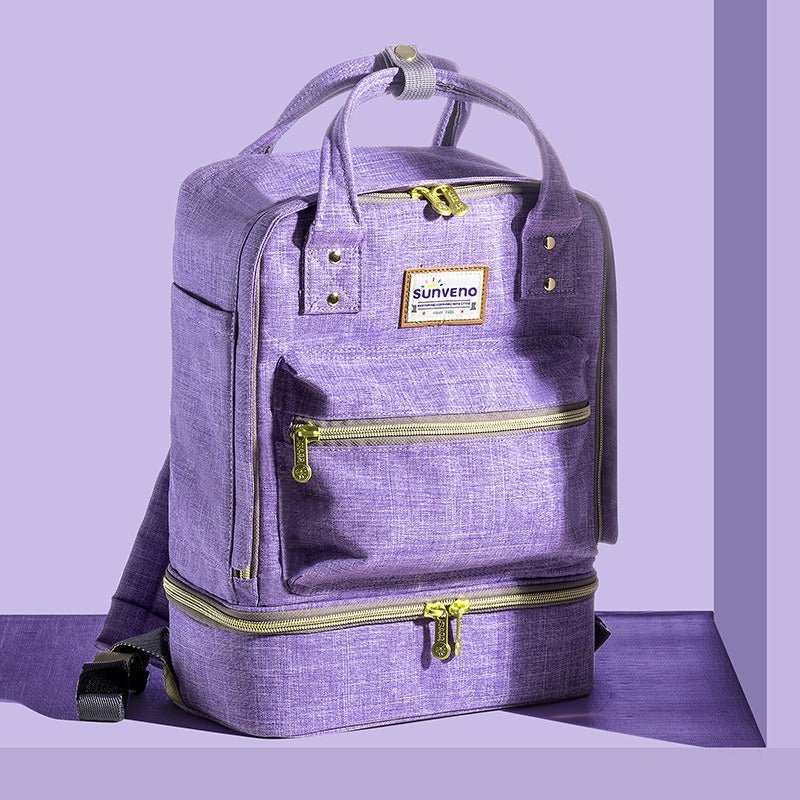 Double Layer Breast Milk Cooler Bag & Nursing Backpack - Baby Organic