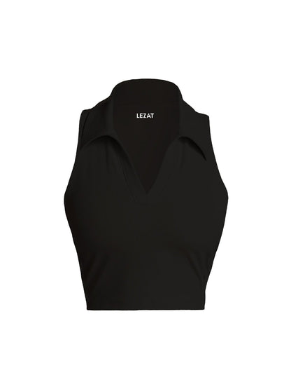 Dylan Organic Cotton Crop Polo Tank - Baby Organic