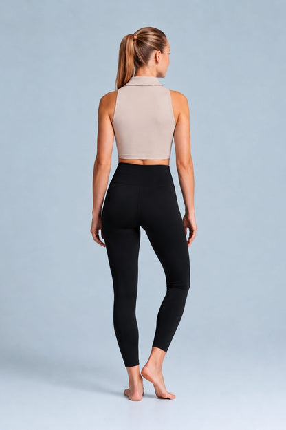 Dylan Organic Cotton Crop Polo Tank - Baby Organic