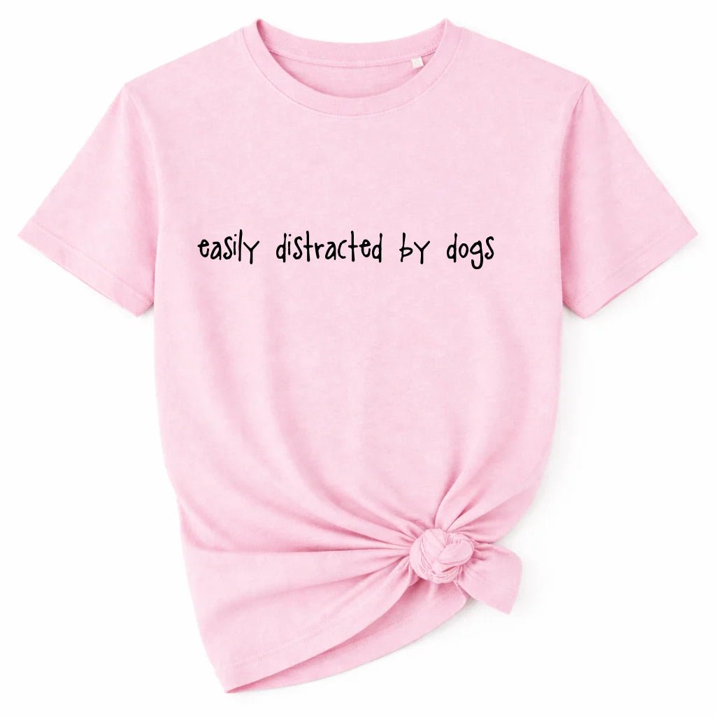 Easily Distracted by Dogs Women'S Organic Cotton T-Shirt - Baby Organic