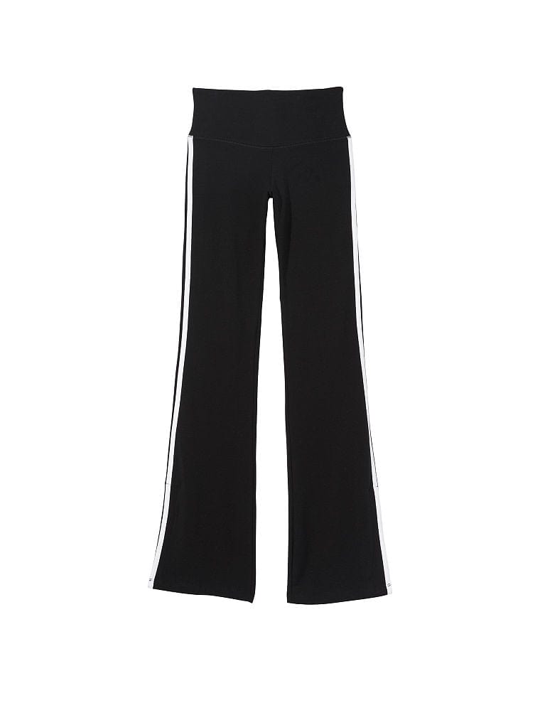 Ella Organic Cotton High-Rise Flare Stripe Leggings - Baby Organic
