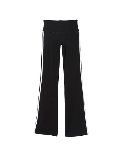 Ella Organic Cotton High-Rise Flare Stripe Leggings - Baby Organic