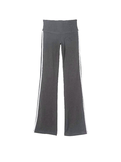 Ella Organic Cotton High-Rise Flare Stripe Leggings - Baby Organic