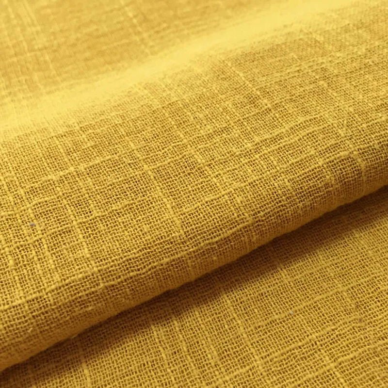 Free Shipping 130X100Cm Soft Linen Cotton Fabric Organic Material Pure Natural Flax Cambric Eco DIY Clothes Patchwork Fabric - Baby Organic