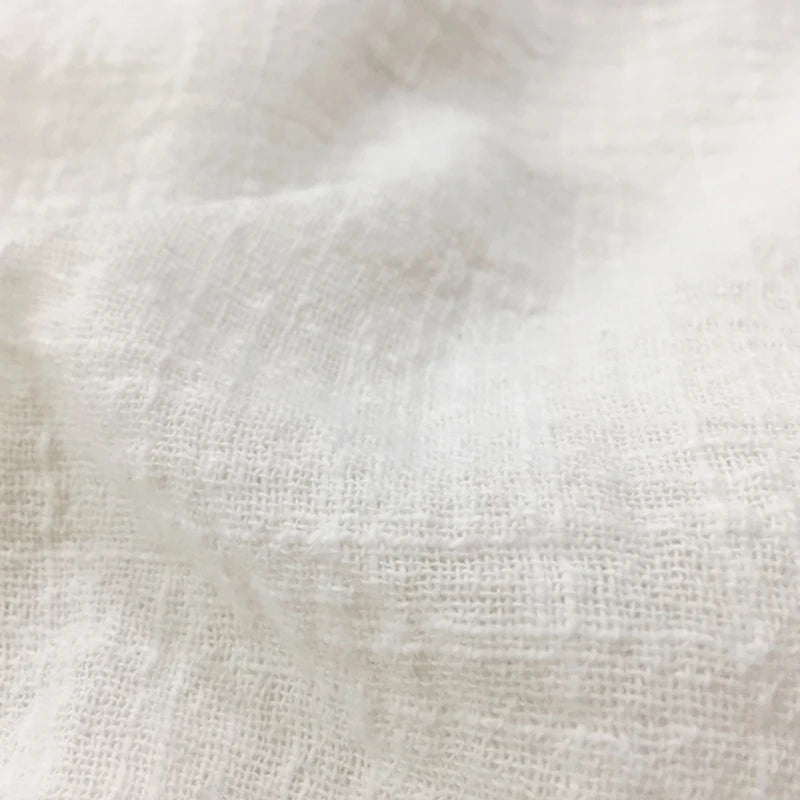 Free Shipping 130X100Cm Soft Linen Cotton Fabric Organic Material Pure Natural Flax Cambric Eco DIY Clothes Patchwork Fabric - Baby Organic