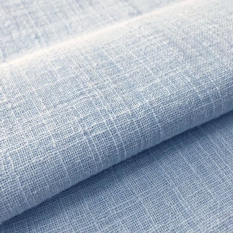 Free Shipping 130X100Cm Soft Linen Cotton Fabric Organic Material Pure Natural Flax Cambric Eco DIY Clothes Patchwork Fabric - Baby Organic