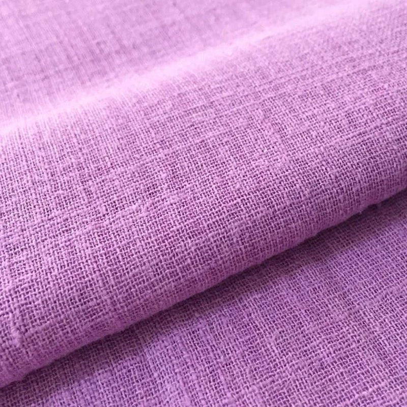 Free Shipping 130X100Cm Soft Linen Cotton Fabric Organic Material Pure Natural Flax Cambric Eco DIY Clothes Patchwork Fabric - Baby Organic