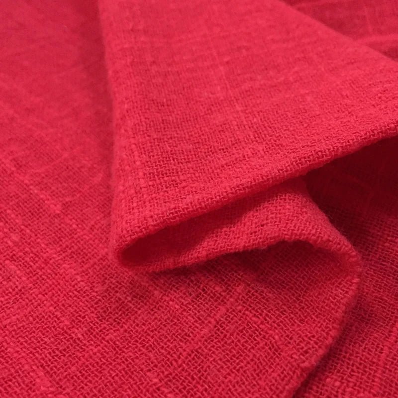 Free Shipping 130X100Cm Soft Linen Cotton Fabric Organic Material Pure Natural Flax Cambric Eco DIY Clothes Patchwork Fabric - Baby Organic