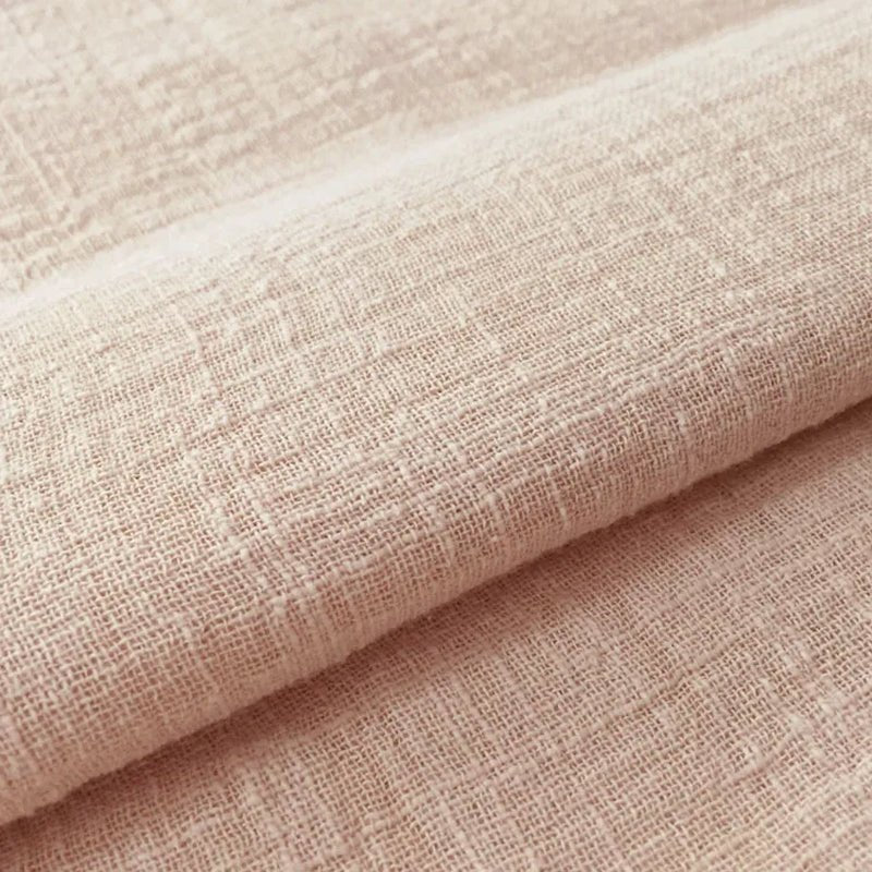 Free Shipping 130X100Cm Soft Linen Cotton Fabric Organic Material Pure Natural Flax Cambric Eco DIY Clothes Patchwork Fabric - Baby Organic