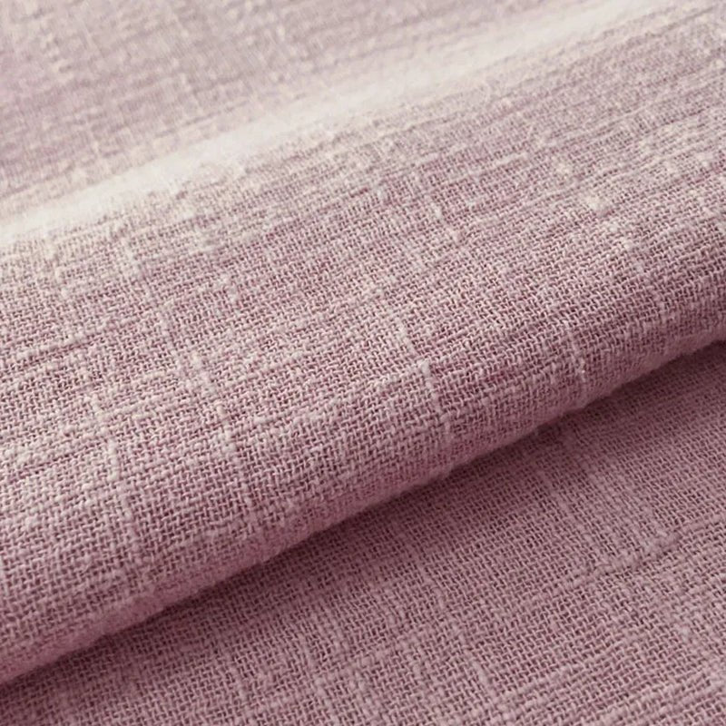 Free Shipping 130X100Cm Soft Linen Cotton Fabric Organic Material Pure Natural Flax Cambric Eco DIY Clothes Patchwork Fabric - Baby Organic