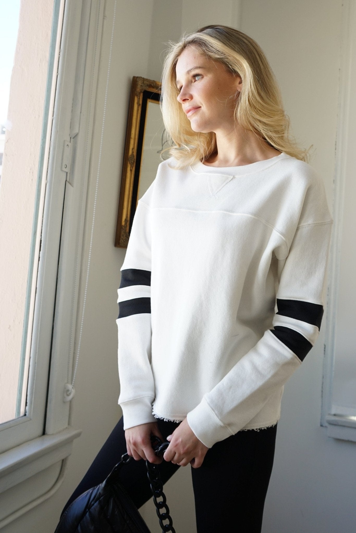 Gilda Organic Cotton Varsity Sweatshirt - Baby Organic