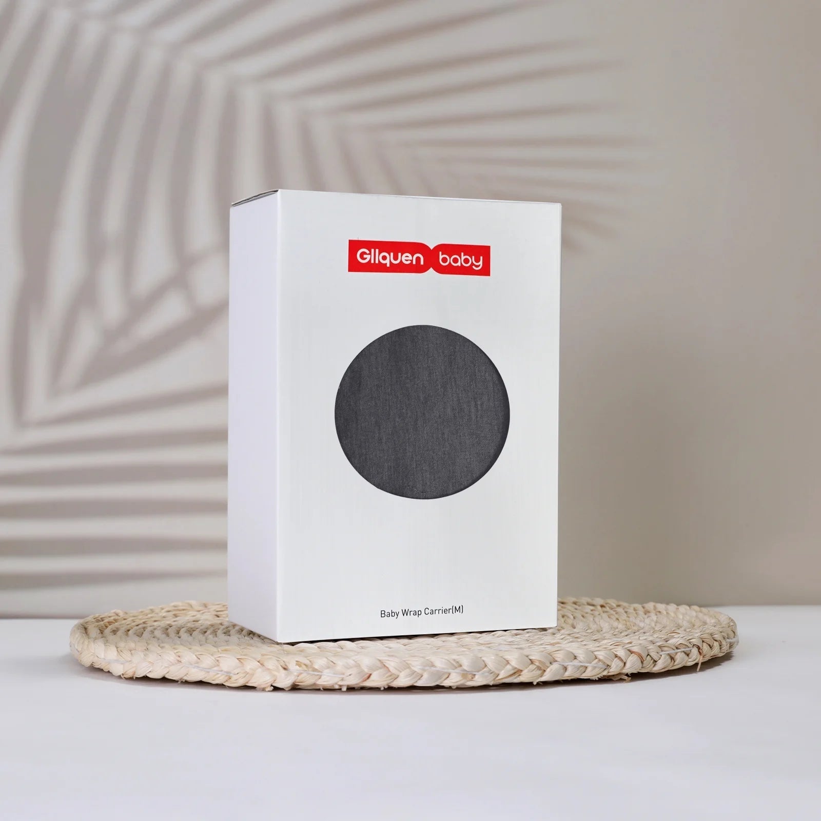 Gllquen Baby Wrap Carriers Organic Cotton Slings, for Toddlers, Infant, Newborn 35 Lbs, Dark Gray - Baby Organic