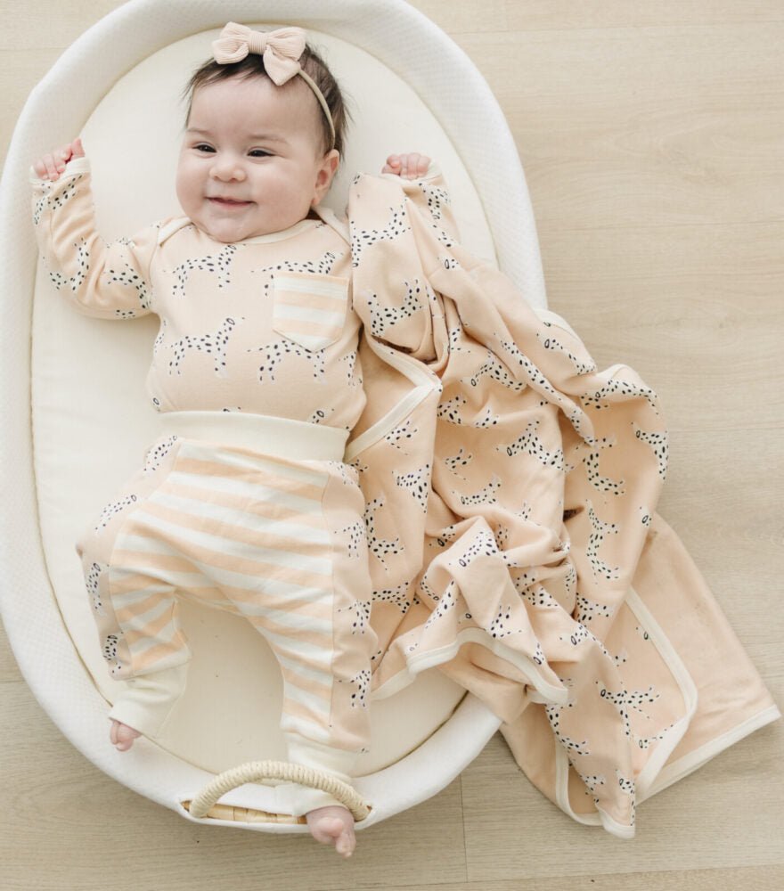 GOTS Certified Organic Cotton Blanket - Dalmatian - Baby Organic