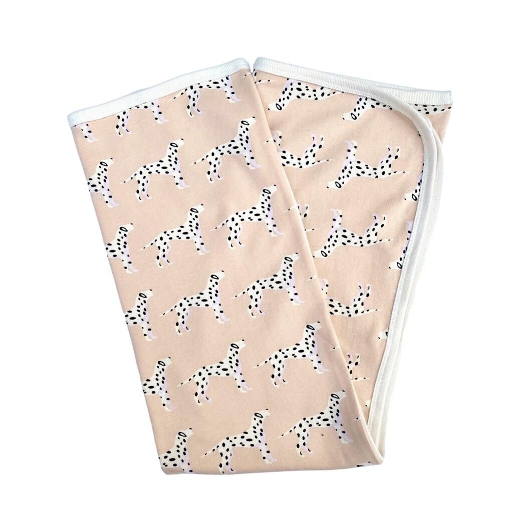 GOTS Certified Organic Cotton Blanket - Dalmatian - Baby Organic