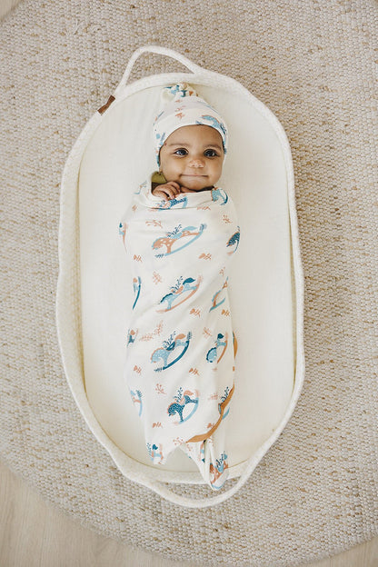 GOTS Certified Organic Cotton Blanket - Rocking Horse - Baby Organic