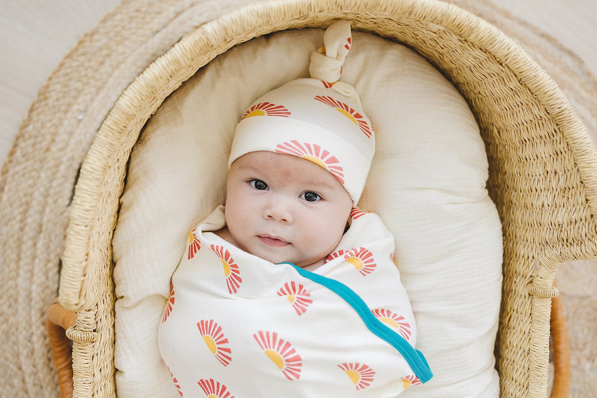 GOTS Certified Organic Cotton Hat - Sunrise - Baby Organic