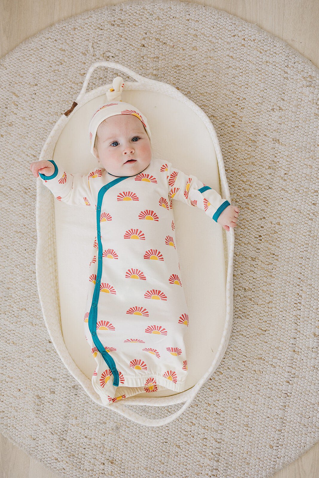 GOTS Certified Organic Cotton Hat - Sunrise - Baby Organic