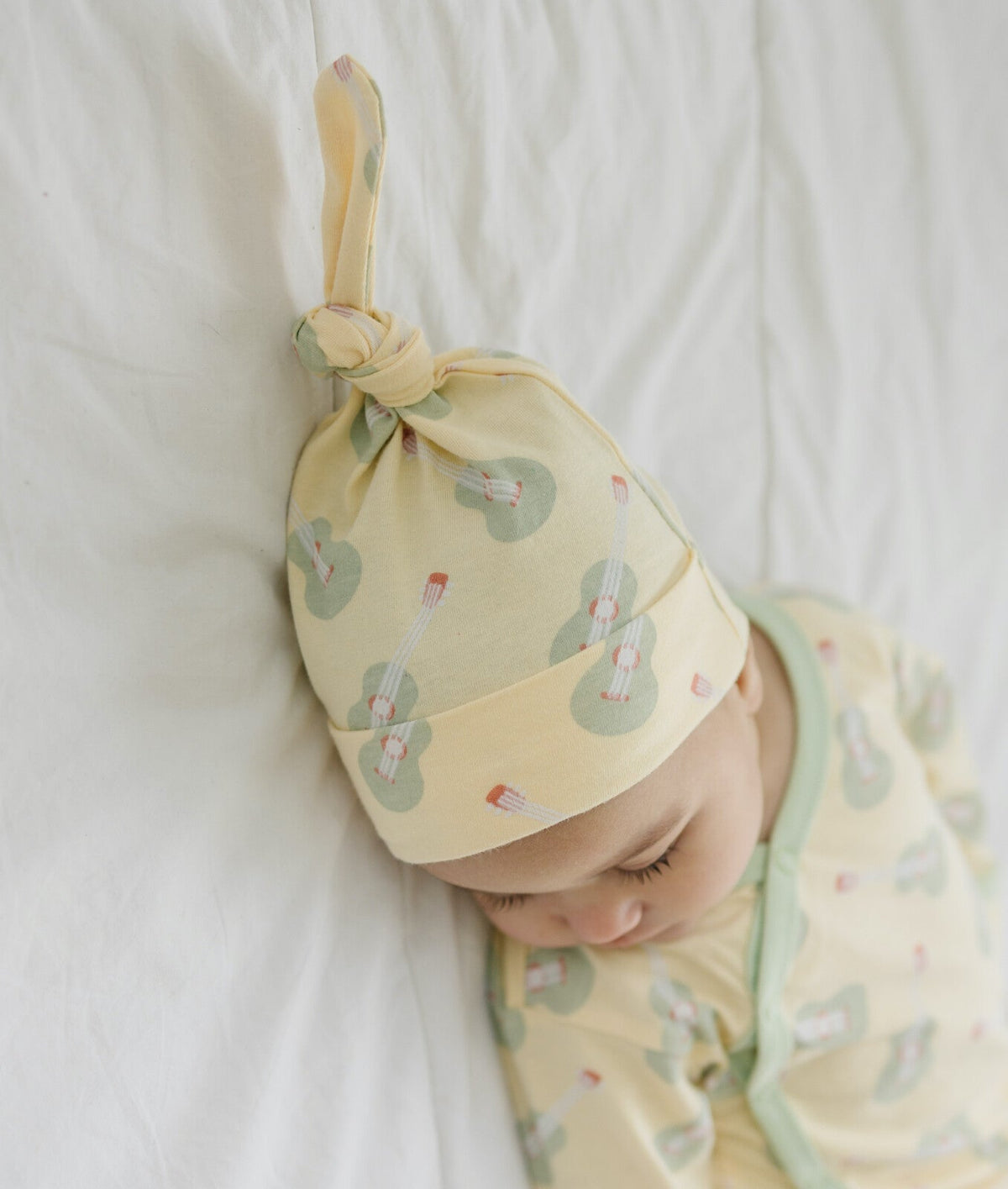 GOTS Certified Organic Cotton Hat - Ukulele - Baby Organic