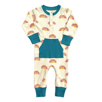 GOTS Certified Organic Cotton Playsuit - Sunrise - Baby Organic