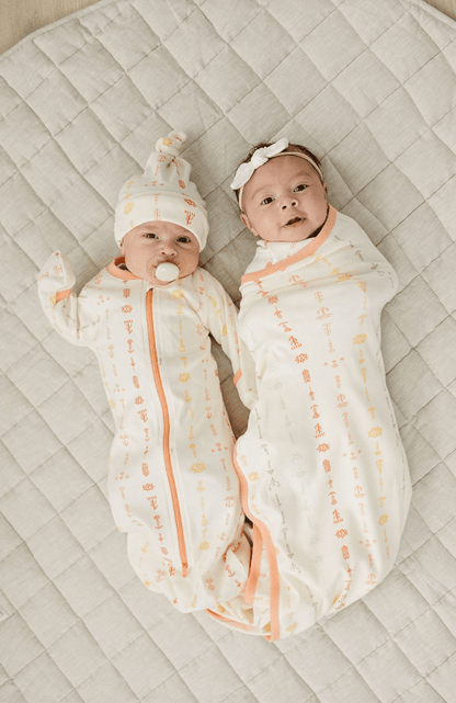 GOTS Certified Organic Cotton Sleepsack - Boho Floral - Baby Organic