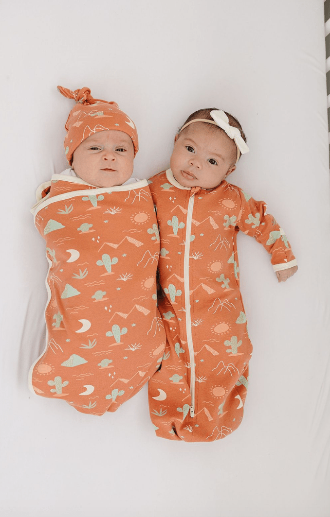 GOTS Certified Organic Cotton Sleepsack - Desert - Baby Organic