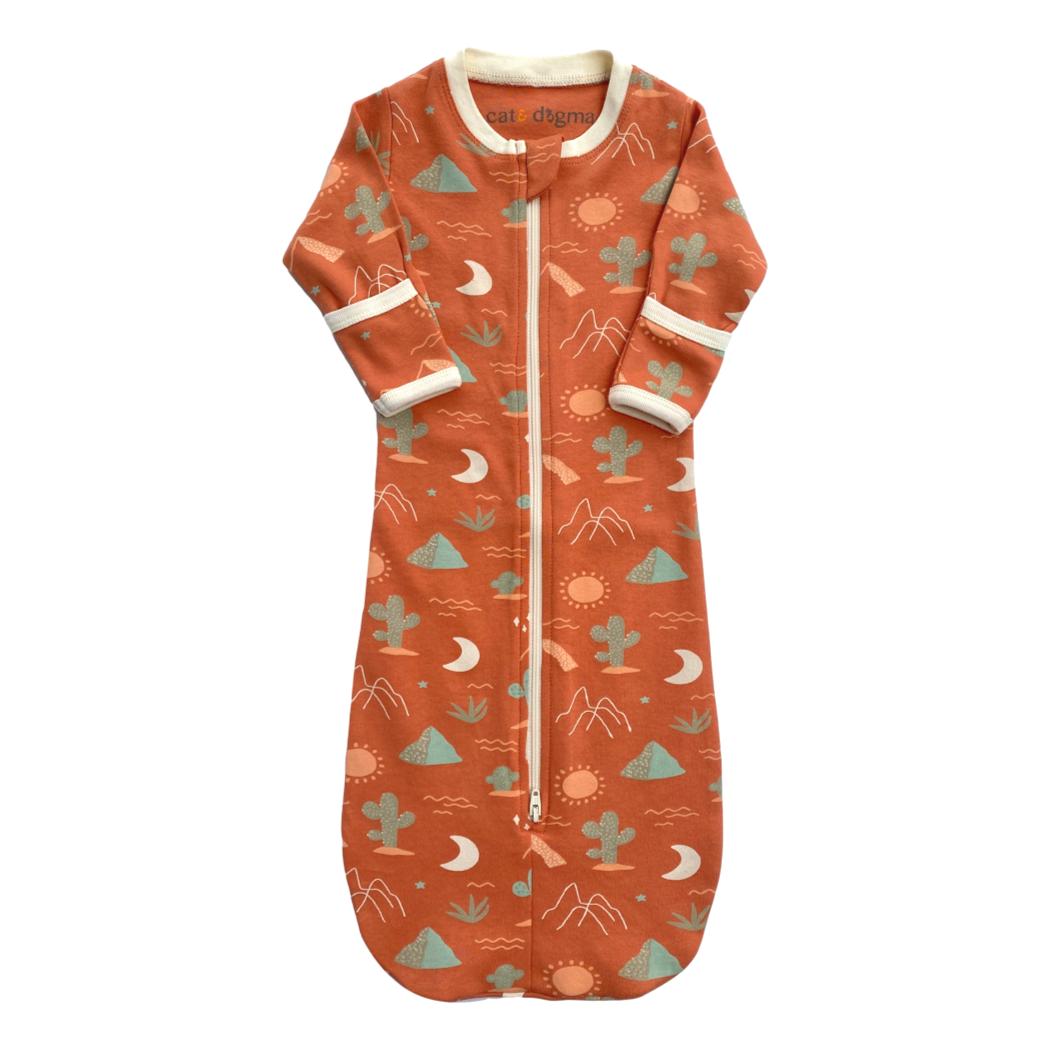 GOTS Certified Organic Cotton Sleepsack - Desert - Baby Organic