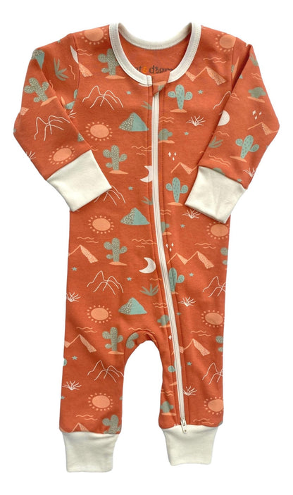 GOTS Certified Organic Cotton Zippy - Desert - Baby Organic