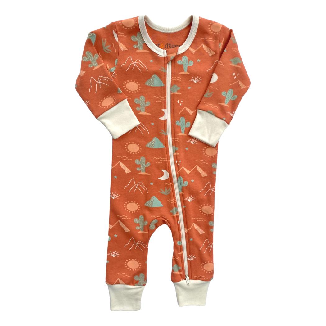 GOTS Certified Organic Cotton Zippy - Desert - Baby Organic