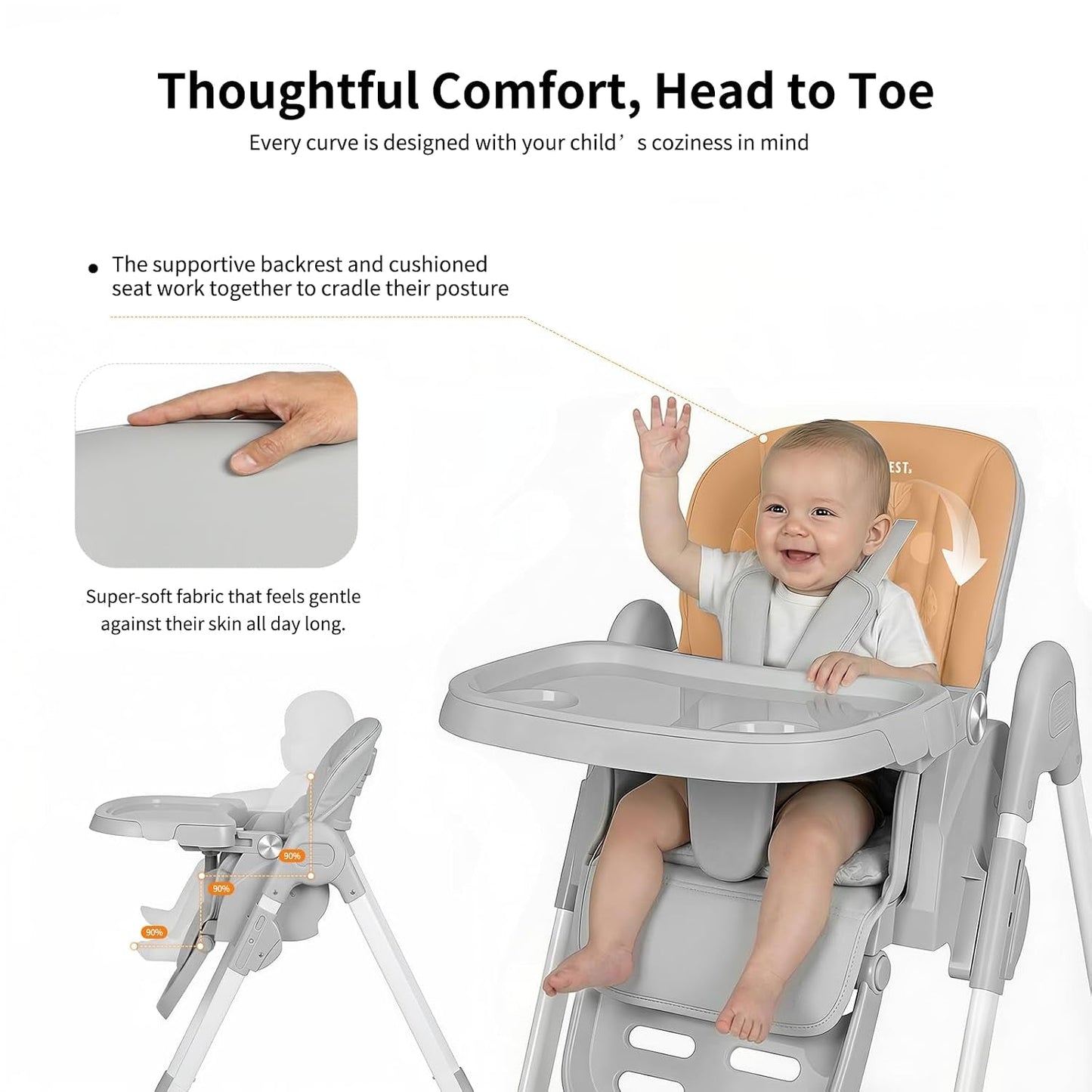 High Chair for Babies and Toddlers - Baby Organic