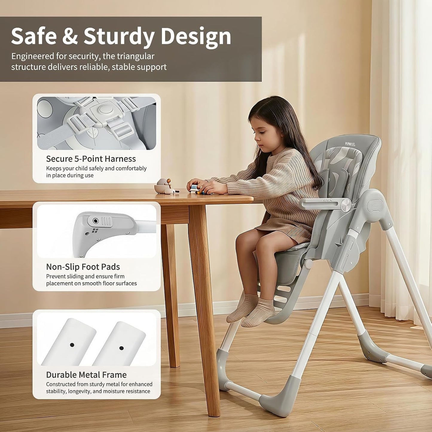 High Chair for Babies and Toddlers - Baby Organic