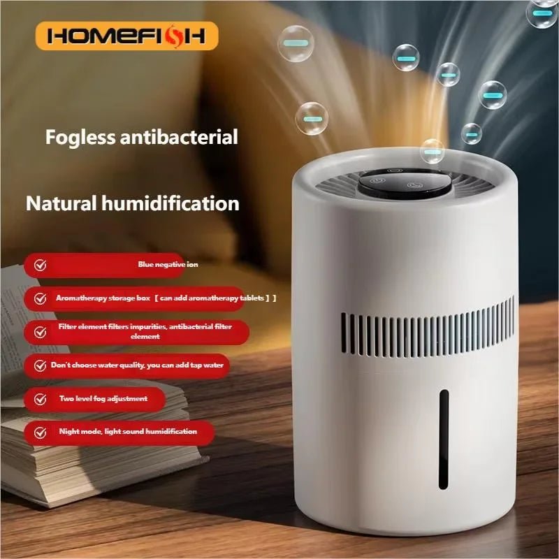 Home Office Desktop Fog Free Humidifier Air Purifier for Bedroom Car - Safe for Pregnant Women Mothers Babies - Baby Organic