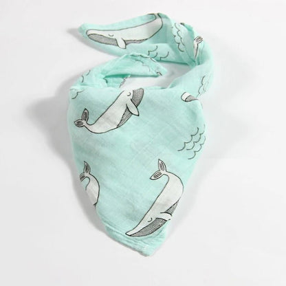 Hot Sale Baby Blankets Newborn Soft Organic Cotton Baby Bibs Muslin Swaddle Wrap Feeding Burp Cloth Towel Scarf Baby Stuff - Baby Organic