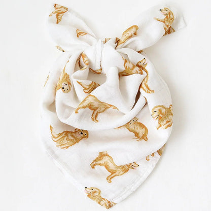 Hot Sale Baby Blankets Newborn Soft Organic Cotton Baby Bibs Muslin Swaddle Wrap Feeding Burp Cloth Towel Scarf Baby Stuff - Baby Organic