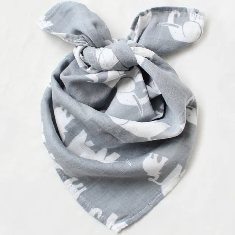 Hot Sale Baby Blankets Newborn Soft Organic Cotton Baby Bibs Muslin Swaddle Wrap Feeding Burp Cloth Towel Scarf Baby Stuff - Baby Organic