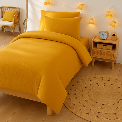 housse de couette en coton bio honey biologique