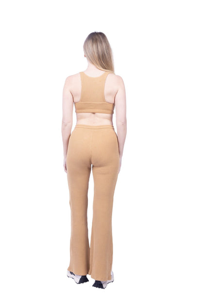 Jules Waffle Knit Organic Cotton Drawstring Pant - Baby Organic