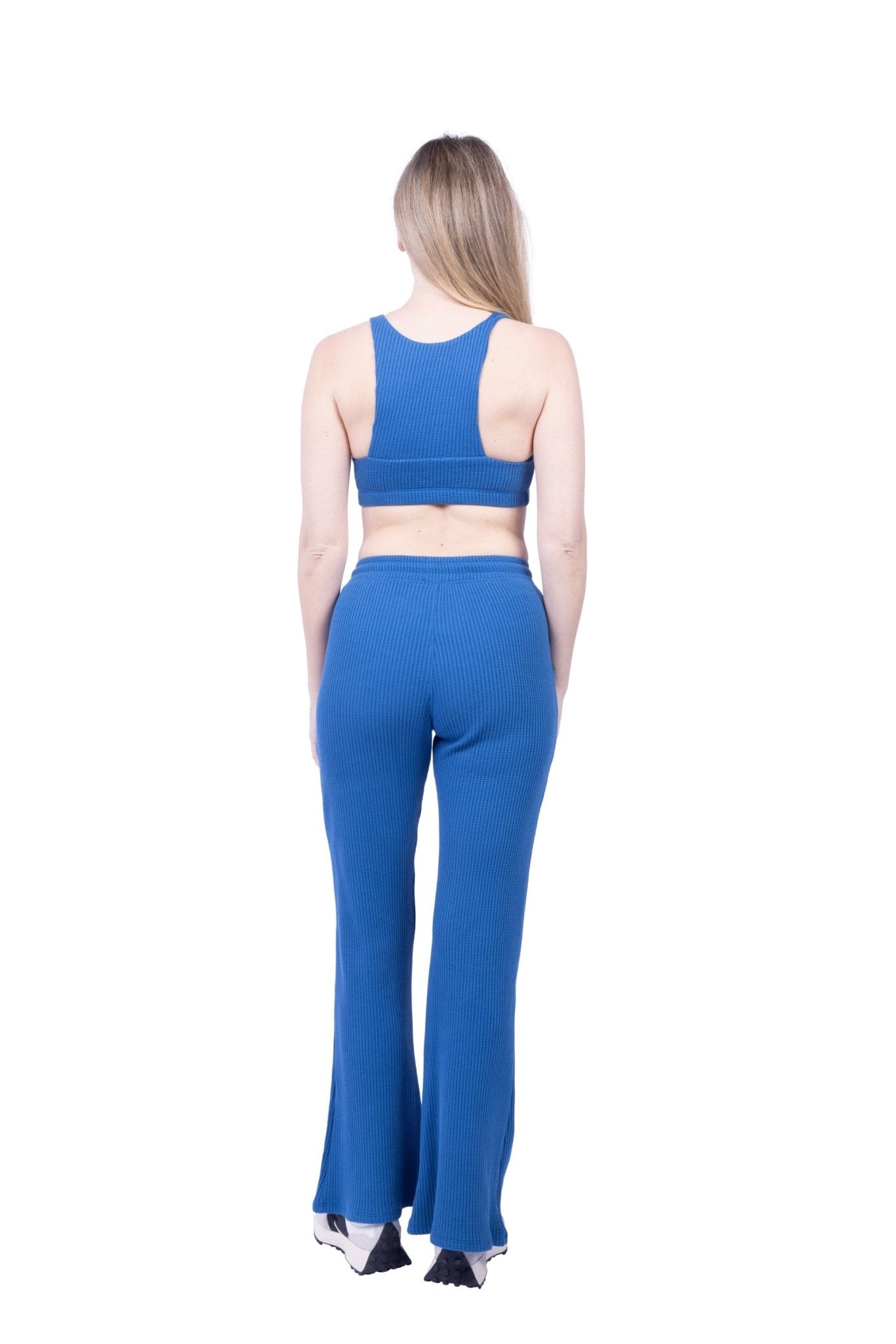 Jules Waffle Knit Organic Cotton Drawstring Pant - Baby Organic