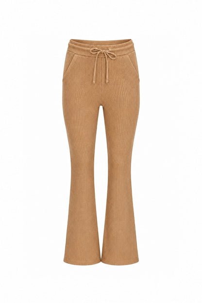 Jules Waffle Knit Organic Cotton Drawstring Pant - Baby Organic