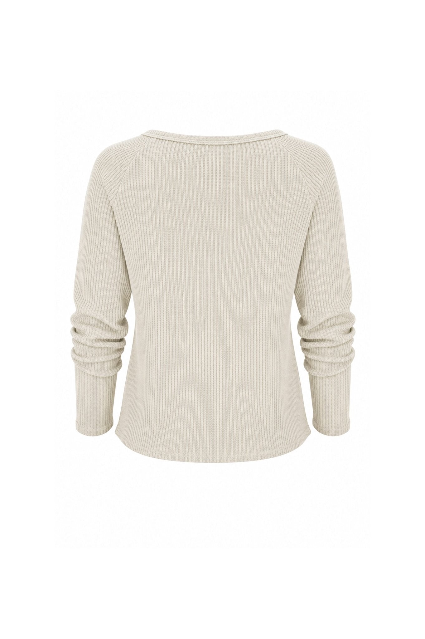 Jules Waffle Knit Organic Cotton V-Neck Pullover - Baby Organic