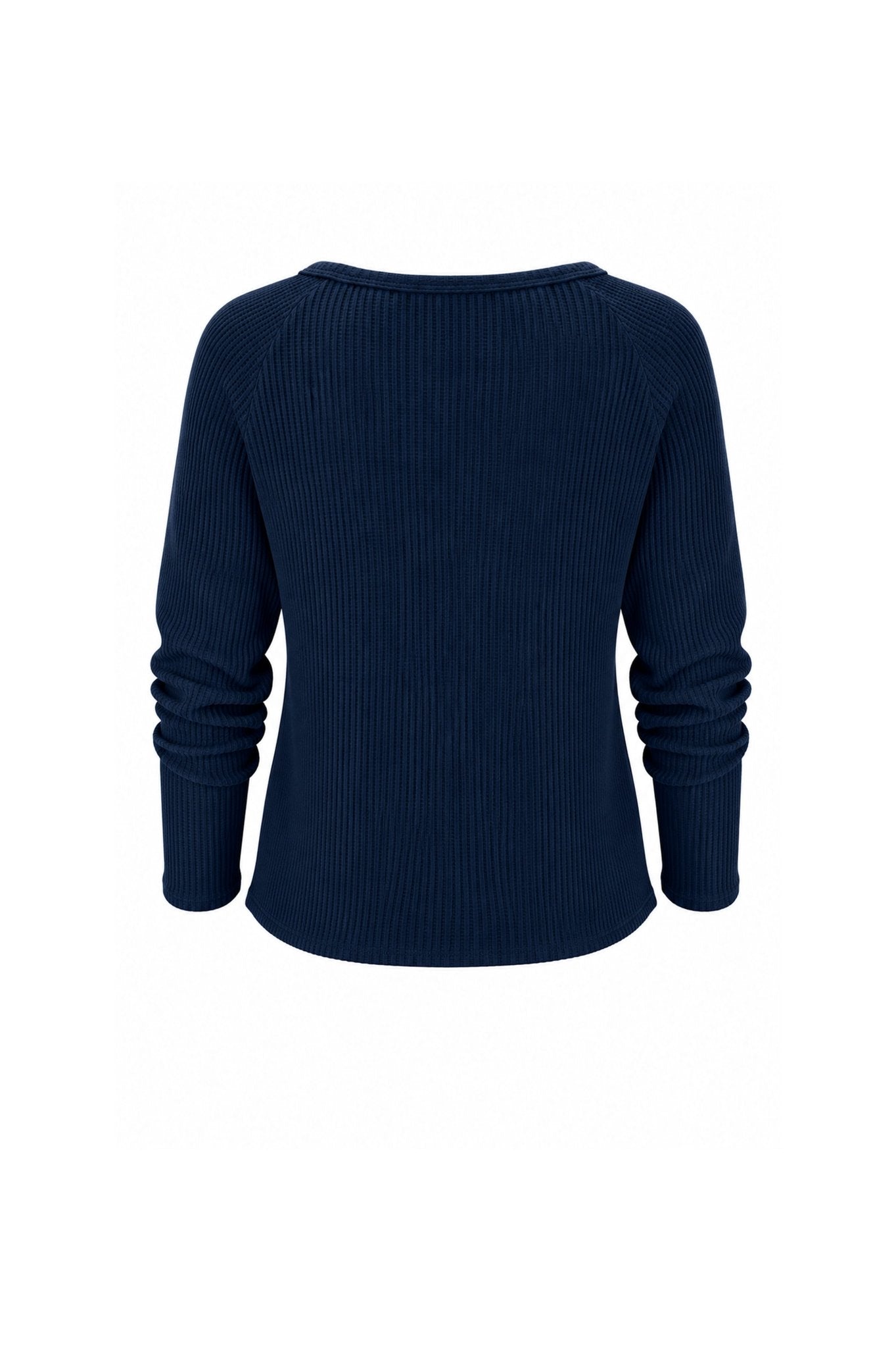 Jules Waffle Knit Organic Cotton V-Neck Pullover - Baby Organic