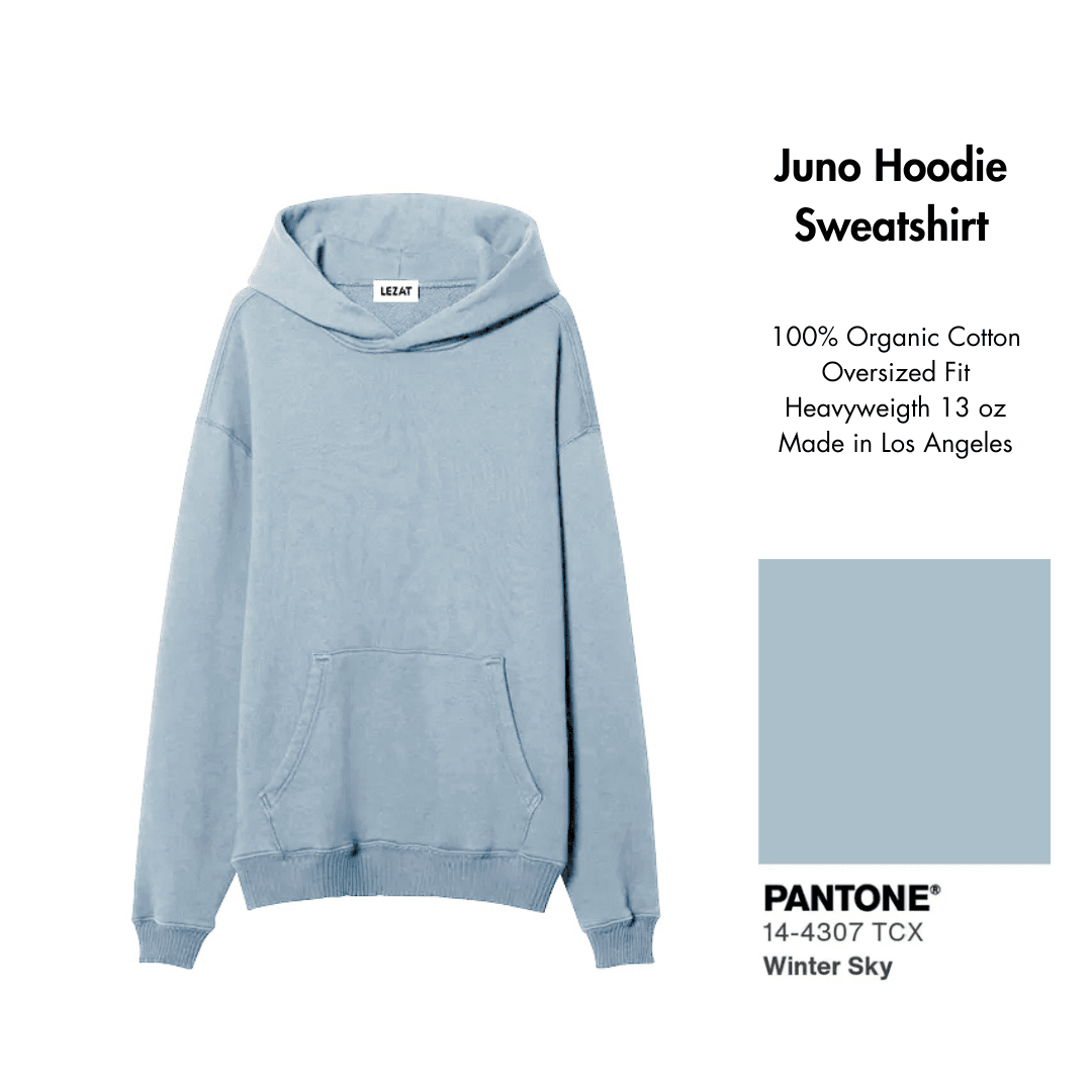 Juno Organic Cotton Oversized Heavyweight Hoodie Sweatshirt - Baby Organic