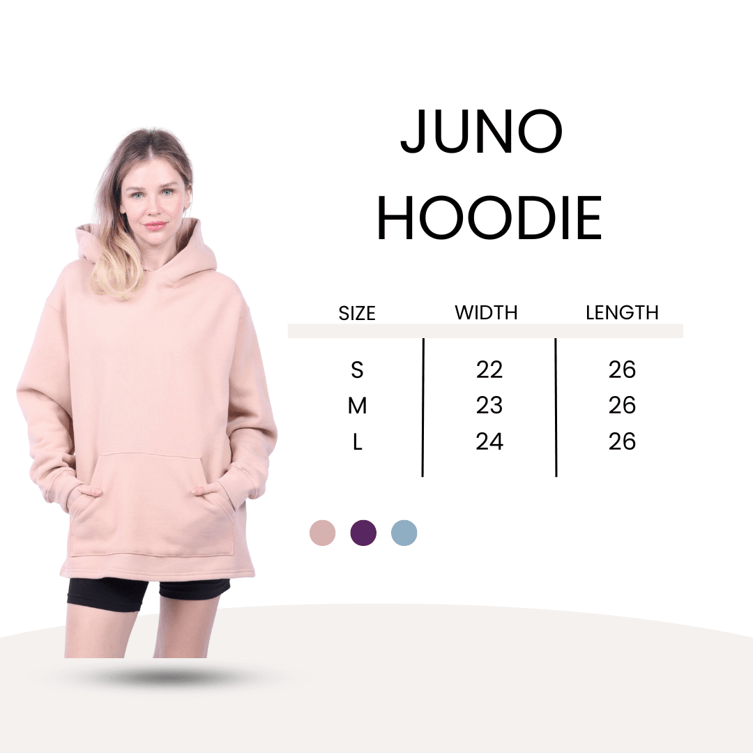 Juno Organic Cotton Oversized Heavyweight Hoodie Sweatshirt - Baby Organic