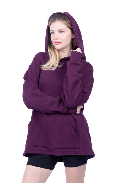 Juno Organic Cotton Oversized Heavyweight Hoodie Sweatshirt - Baby Organic