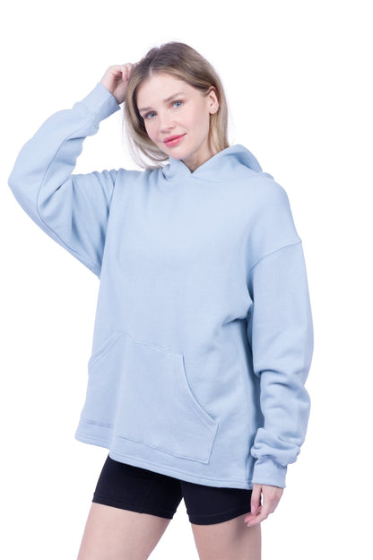 Juno Organic Cotton Oversized Heavyweight Hoodie Sweatshirt - Baby Organic
