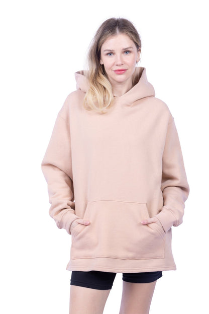 Juno Organic Cotton Oversized Heavyweight Hoodie Sweatshirt - Baby Organic