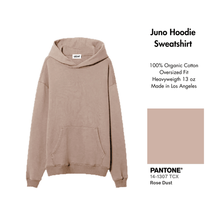 Juno Organic Cotton Oversized Heavyweight Hoodie Sweatshirt - Baby Organic