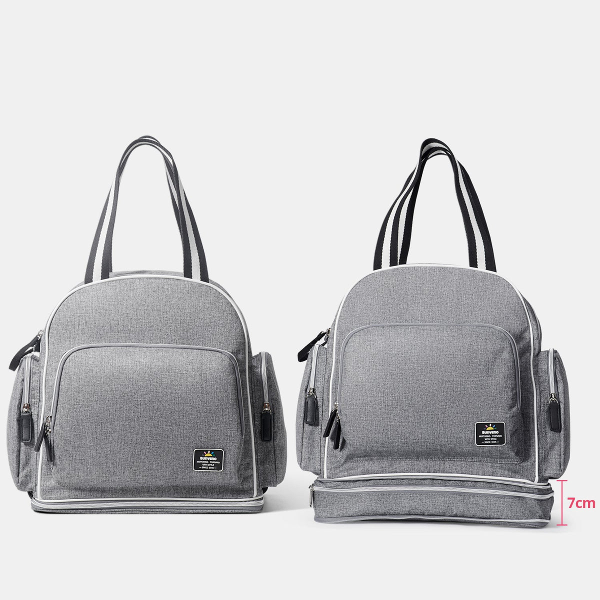 Large Capacity Expanding Diaper Bag - Baby Organic