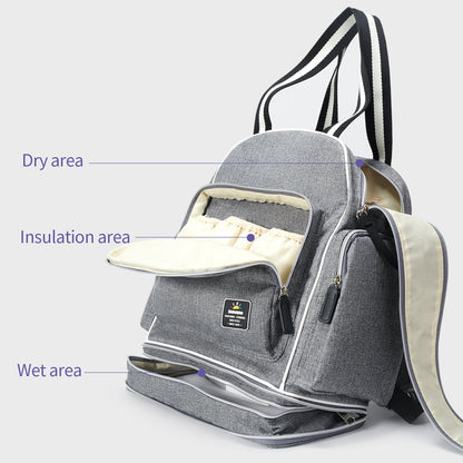 Large Capacity Expanding Diaper Bag - Baby Organic