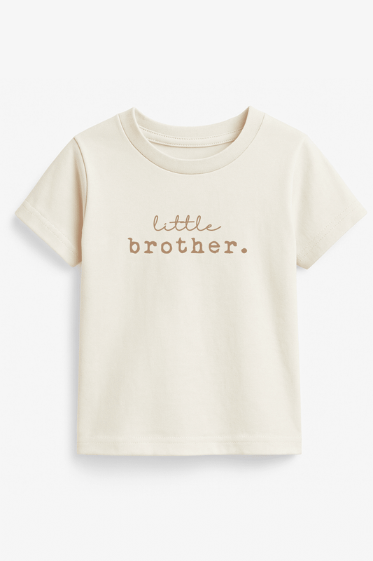Little Brother Toddler T-Shirt soft breathable organic cotton toddler outfit
